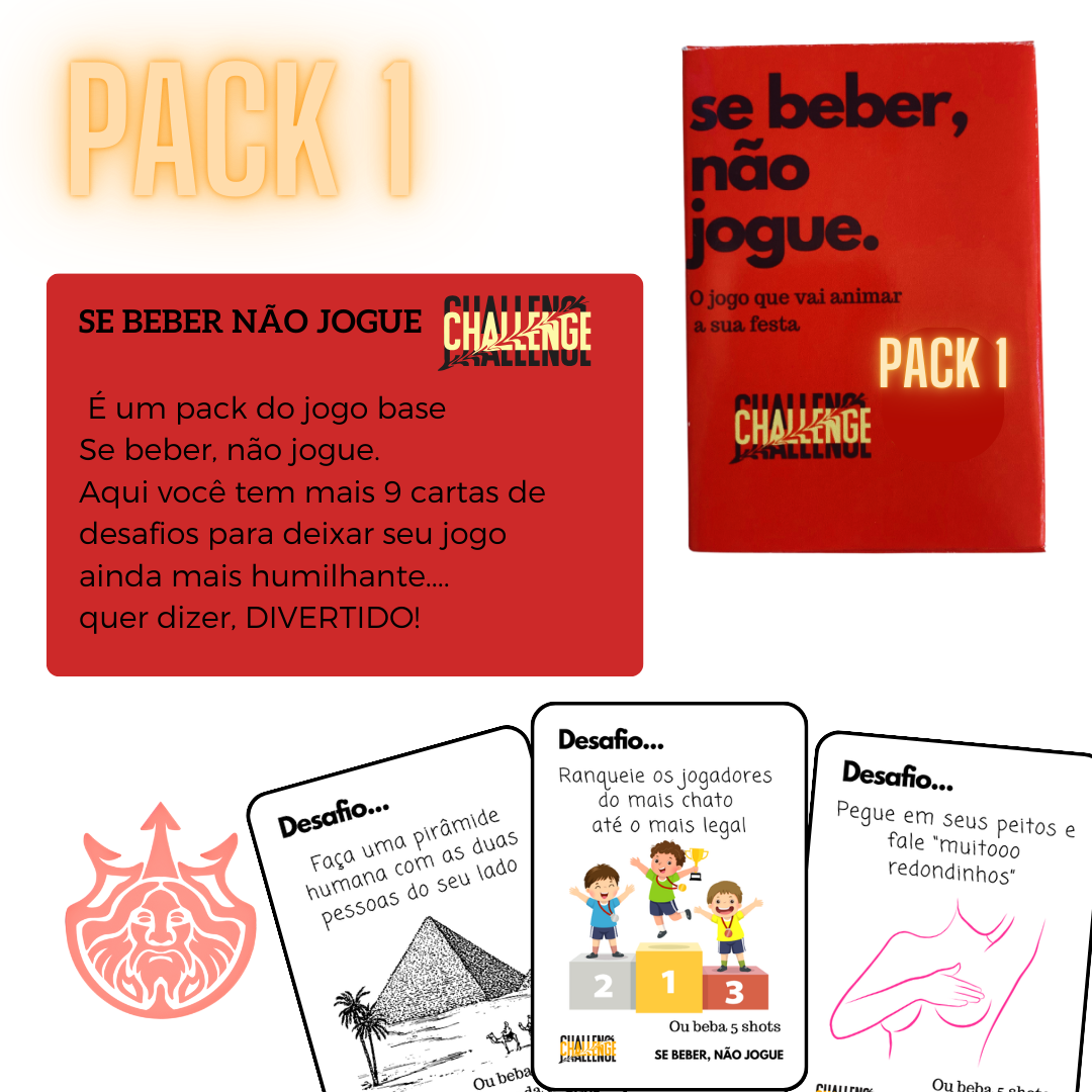 Pack 1 Challenge | 9 cartas adicionais