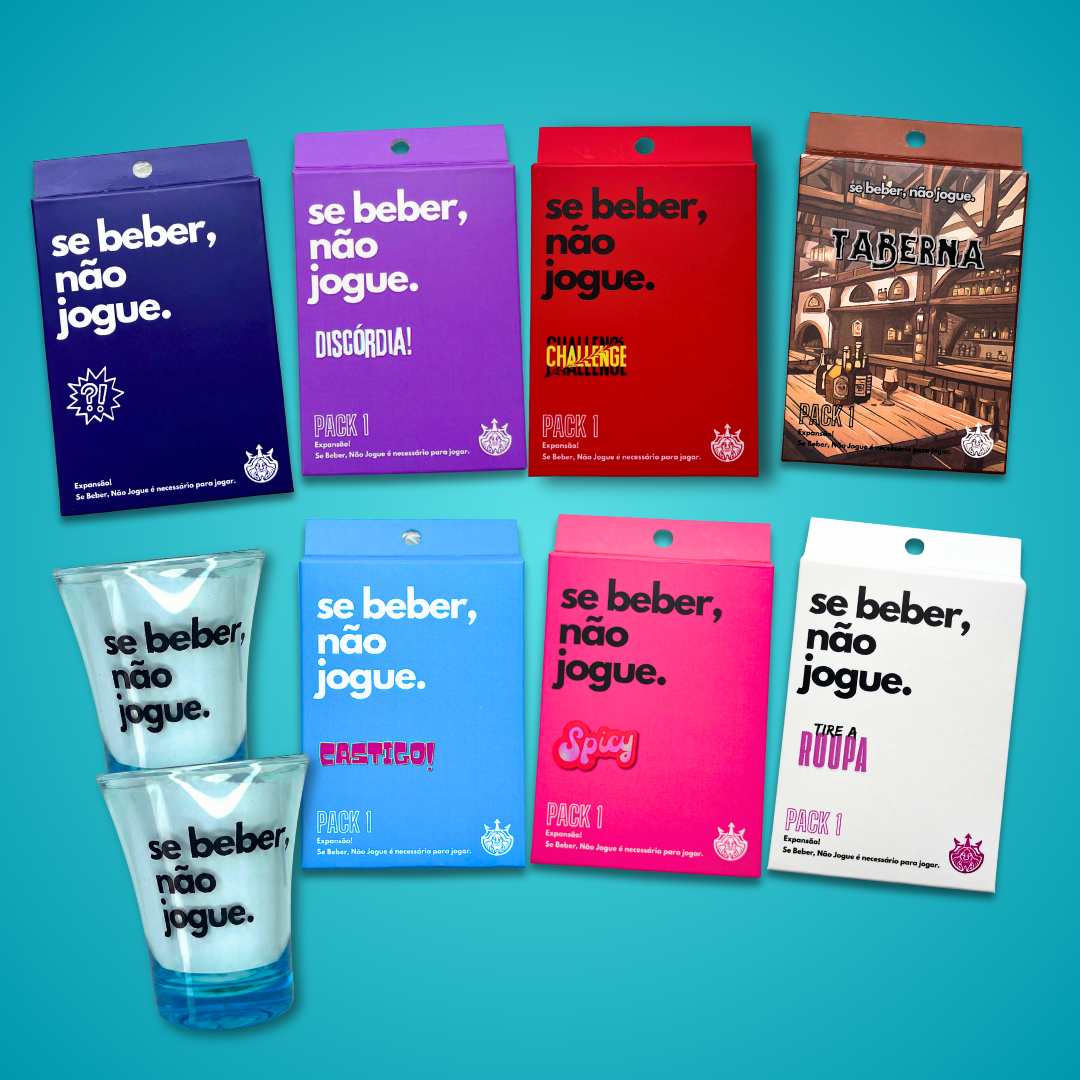 COMBO PACKS COMPLEMENTARES (108 cartas totais) | Se Beber, Não Jogue