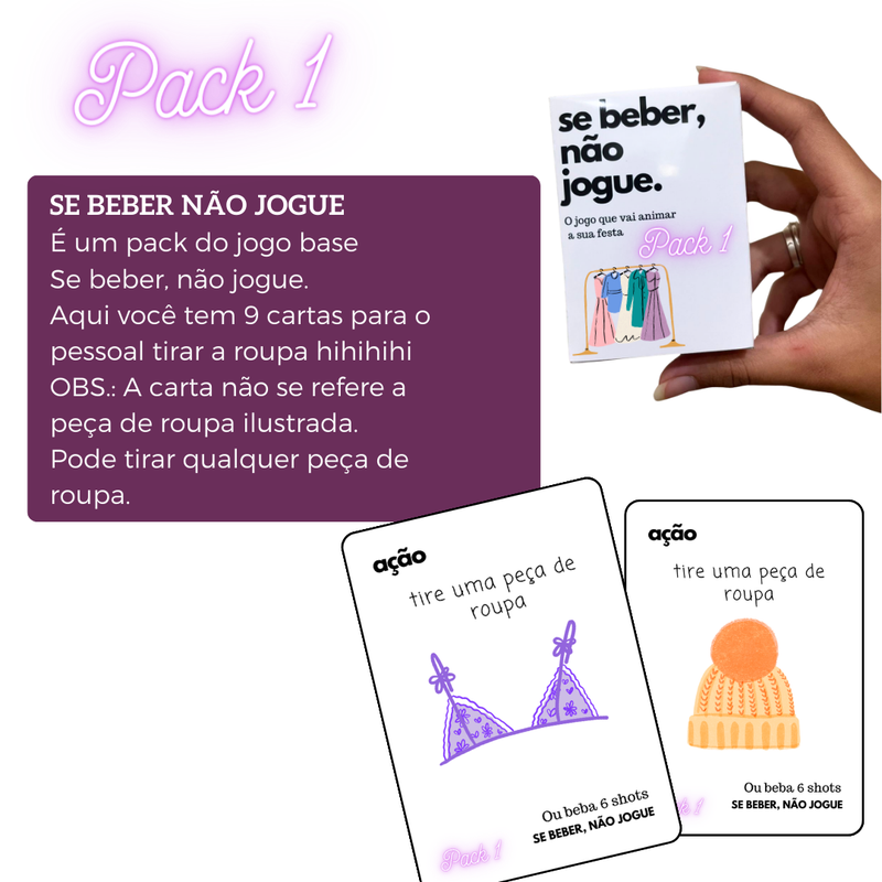 Pack 1 Roupa