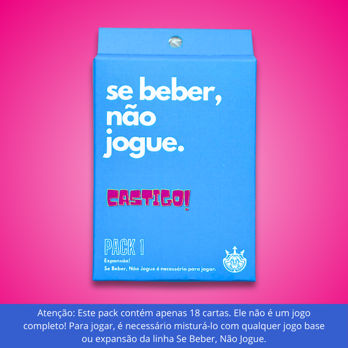 PACK COMPLEMENTAR CASTIGO (18 cartas) | Se Beber, Não Jogue