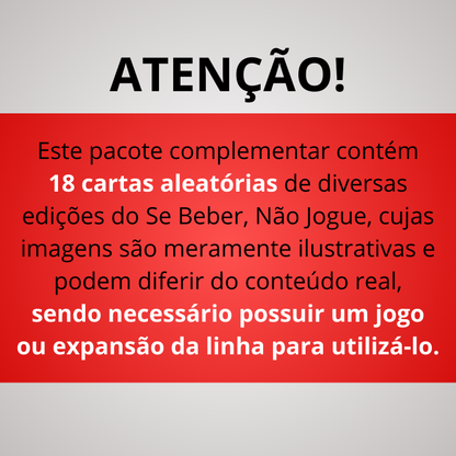 PACK COMPLEMENTAR DISCÓRDIA (18 cartas) | Se Beber, Não Jogue